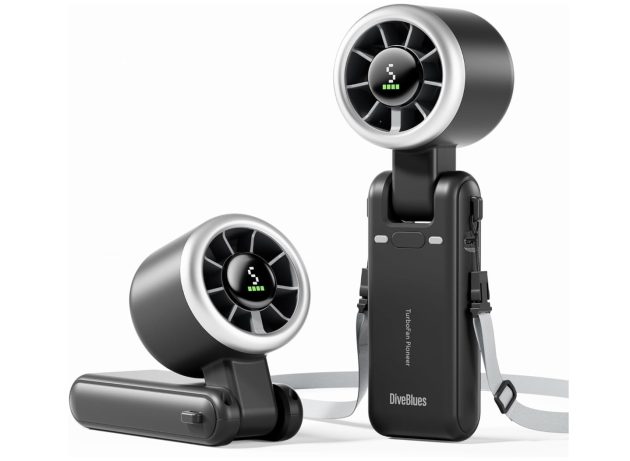 Portable Handheld Turbo Fan, 5 Gear Wind